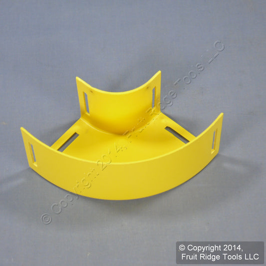Leviton S2End-20D Yellow Fiber Patch Panel Raceway Duct Conduit 2"x2" 90� Elbow