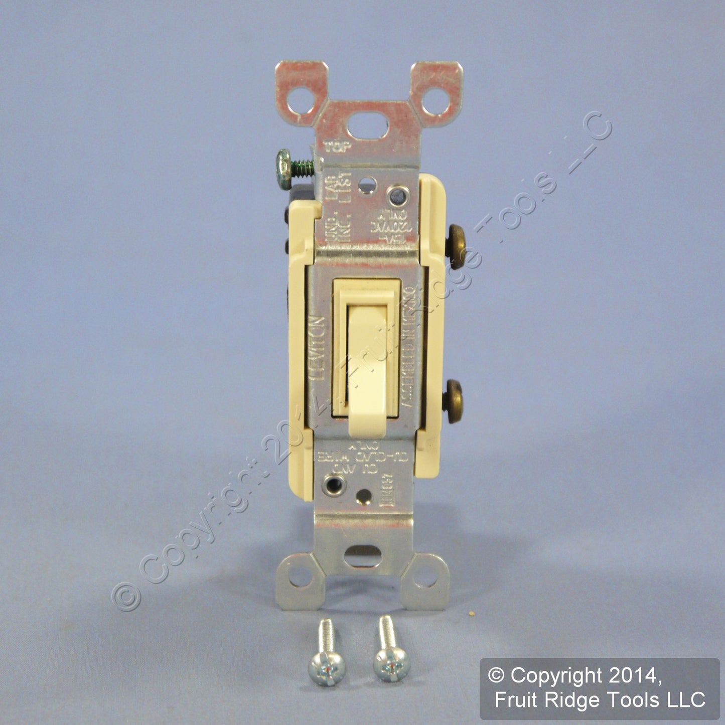 Leviton Ivory Heavy Duty Toggle Wall Light Switch 15A S451-I Carded