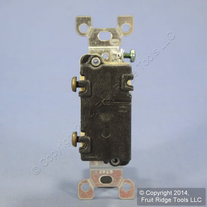 Leviton Ivory Heavy Duty Toggle Wall Light Switch 15A S451-I Carded
