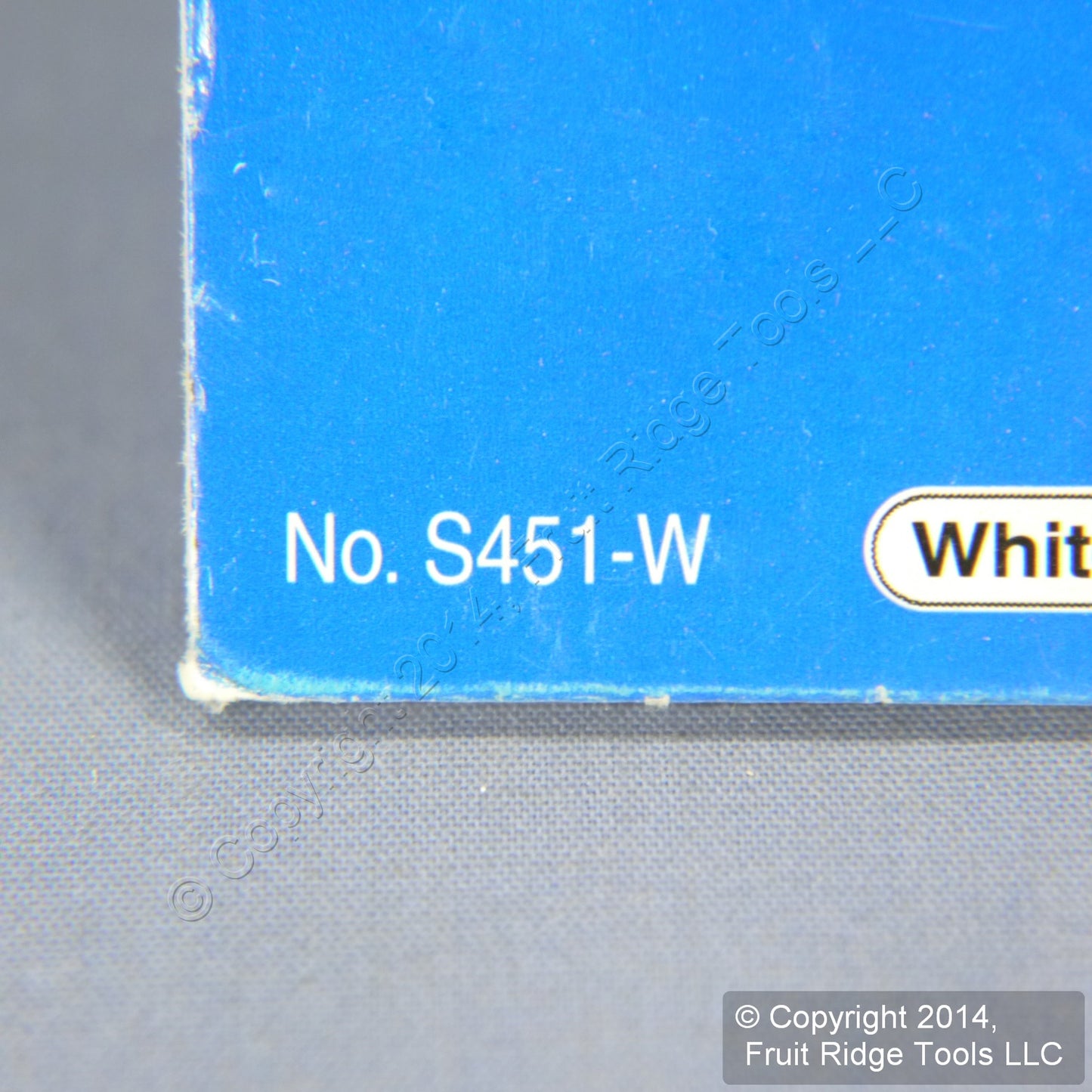 Leviton White Heavy Duty Framed Single Pole Toggle Light Switch 15A S451-W