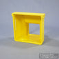 Leviton Yellow Fiber Patch Panel Raceway Reducer 4"x4" to 2"x2" +Cover S4RDR-RDC