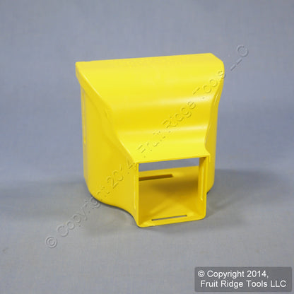 Leviton Yellow Fiber Patch Panel Raceway Reducer 4"x4" to 2"x2" +Cover S4RDR-RDC
