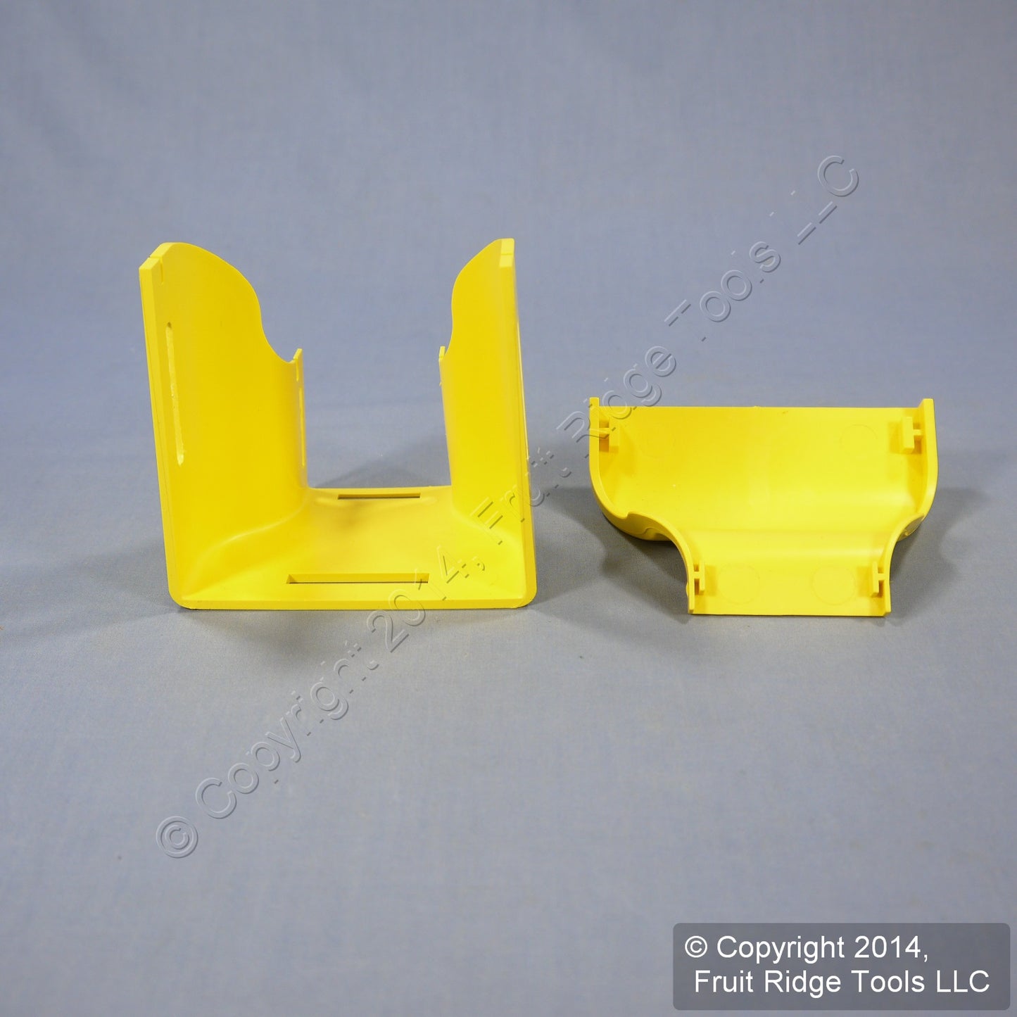 Leviton Yellow Fiber Patch Panel Raceway Reducer 4"x4" to 2"x2" +Cover S4RDR-RDC