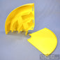 Leviton S8HEL-9DC Yellow Fiber Patch Panel Raceway Duct Conduit 4"x8" 90� Elbow