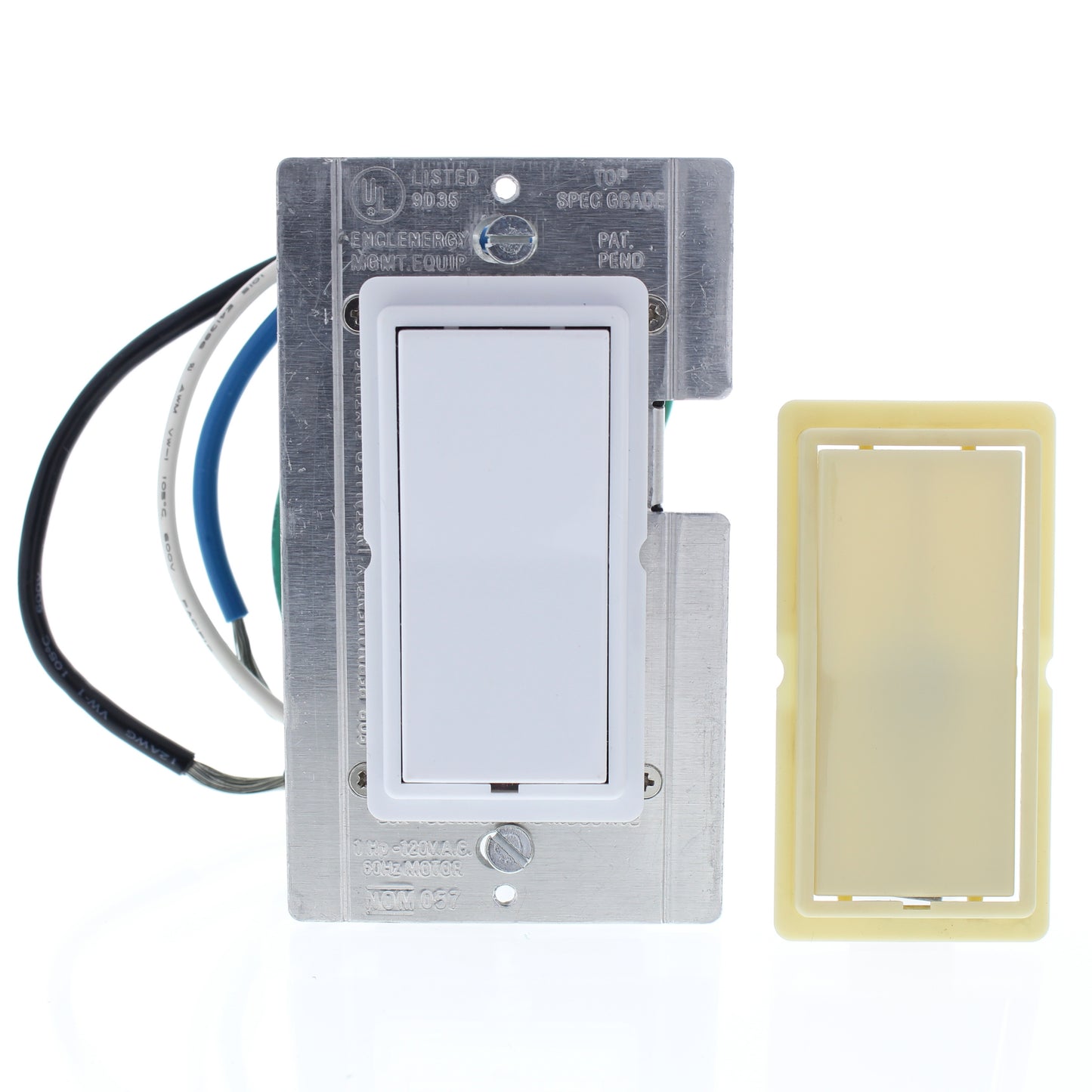 Leviton White Ivory ON OFF SC120-WI Central Control Switch 20A 1-Pole 3-Way
