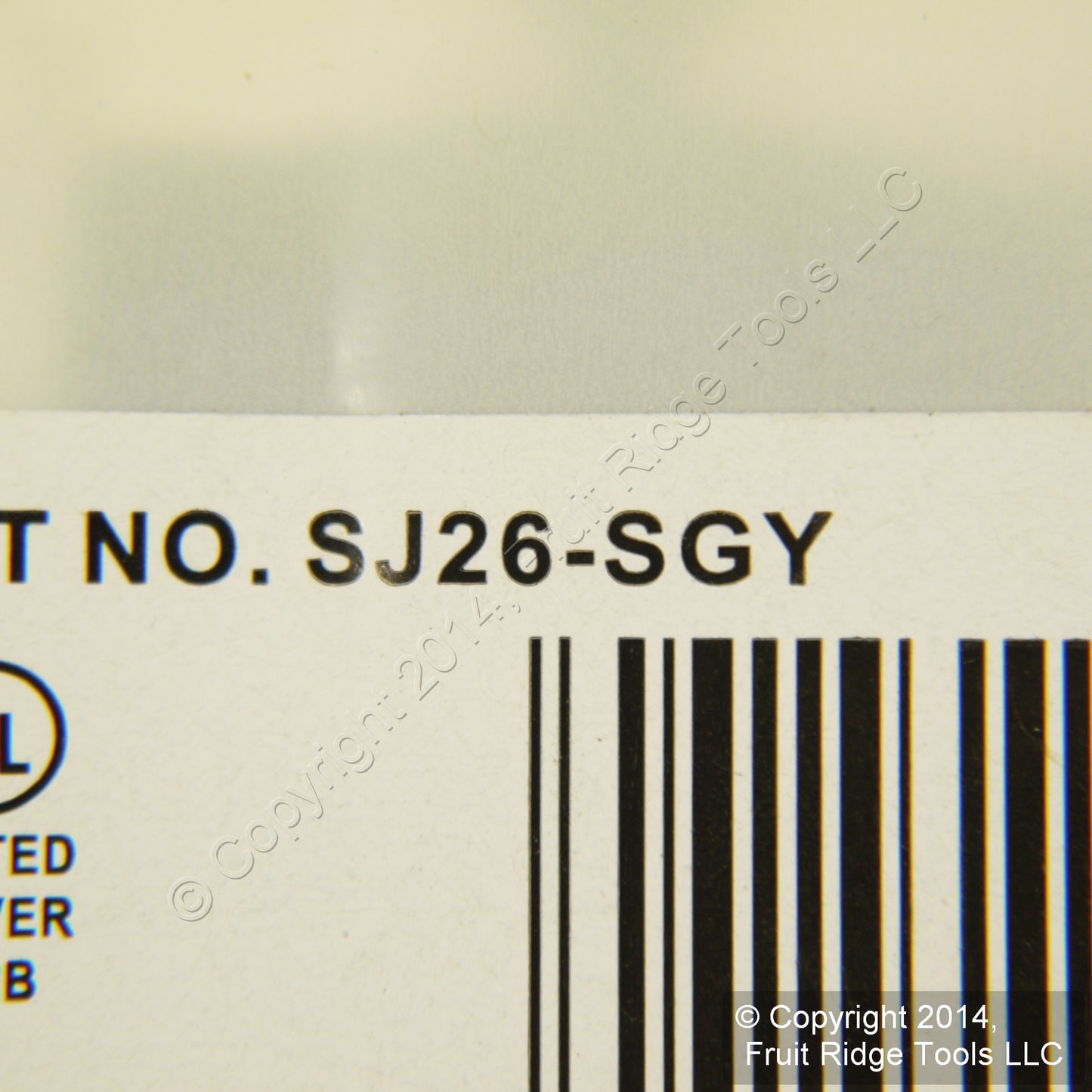 Leviton SJ26-SGY Gray 1-Gang Decora GFI Unbreakable Nylon Midway Screwless Cover