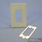 Leviton SJ26-SGY Gray 1-Gang Decora GFI Unbreakable Nylon Midway Screwless Cover