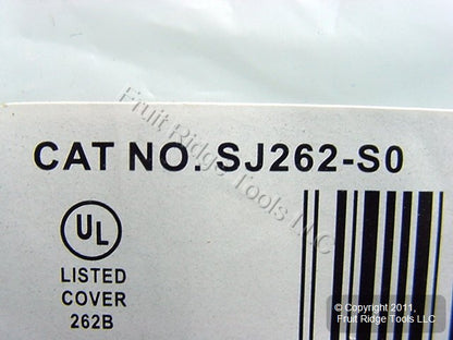 Leviton SJ262-S0 Brown 2-Gang Decora Unbreakable Nylon Midway Screwless Cover