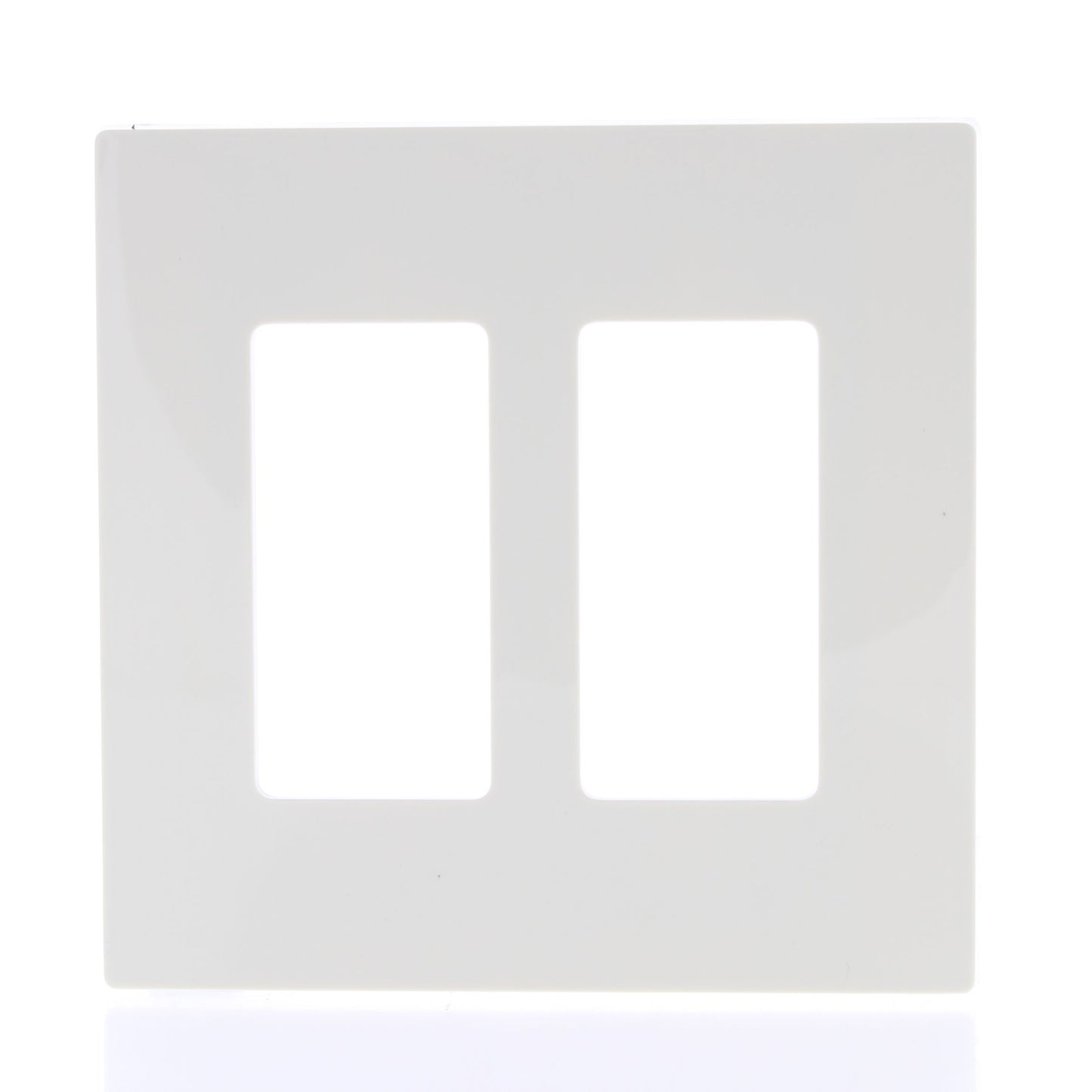 Leviton SJ262-SA Almond 2-Gang Midway Decora Screwless GFCI Wallplates 20-Pack