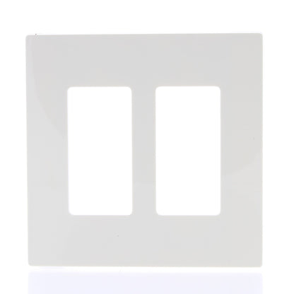 Leviton SJ262-SA Almond 2-Gang Midway Decora Screwless GFCI Wallplates 20-Pack