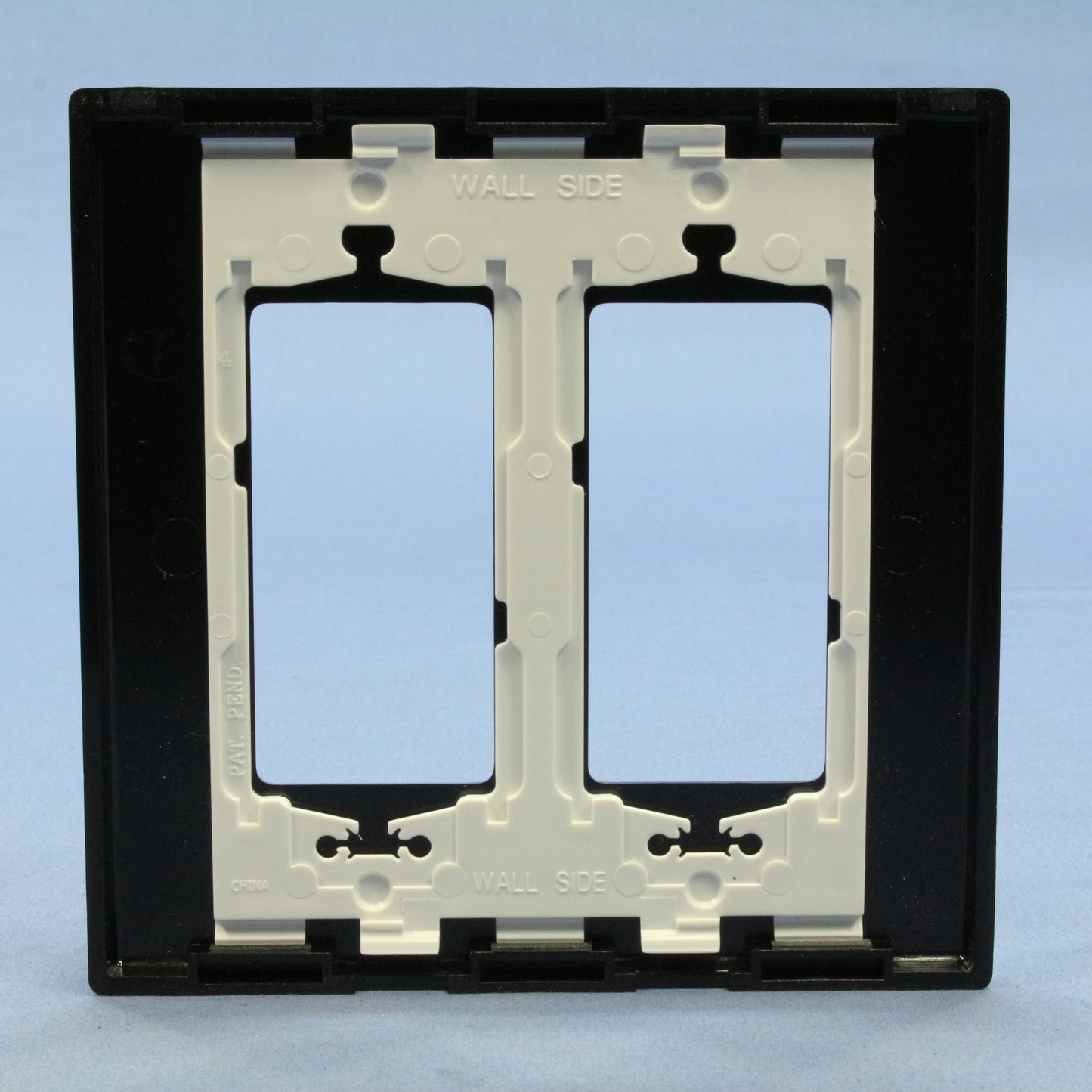 Leviton SJ262-SE Black 2-Gang Midway Decora Screwless Wallplate Gfci Cover 20pcs