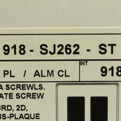 Leviton SJ262-ST Lt Almond 2-Gang Midway Decora Screwless Wallplate Covers 20pcs