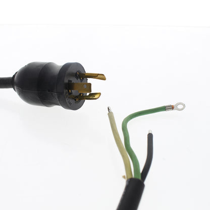 Leviton- Black 2Ft 12/3 SJOOW Wire with LOCKING NEMA L5-20P Plug On End