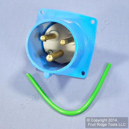 Leviton Industrial IP 44 Splashproof Pin & Sleeve Inlet Plug 30A 250VAC SP330B6