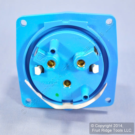 Leviton Industrial IP 44 Splashproof Pin & Sleeve Inlet Plug 30A 250VAC SP330B6