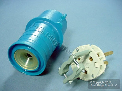 Leviton CEWE Pin & Sleeve Splashproof Plug 32A 250V SP332P6