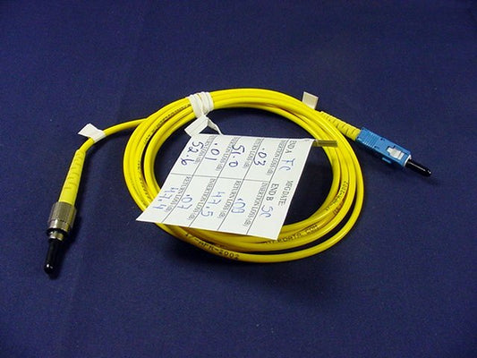2M Leviton Fiber Optic Singlemode SimplexPatch Cable Cord SC FC SPC SPSCF-S02