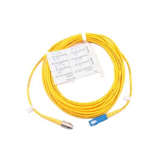 5M Leviton Fiber Optic Singlemode Simplex Patch Cable Cord SC FC SPCSPSCF-S05