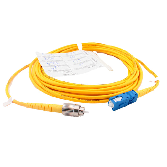 5M Leviton Fiber Optic Singlemode Simplex Patch Cable Cord SC FC SPCSPSCF-S05