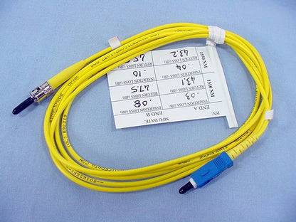 2M Leviton Fiber Optic Singlemode Simplex Patch Cable Cord ST SC SPC SPSCT-S02