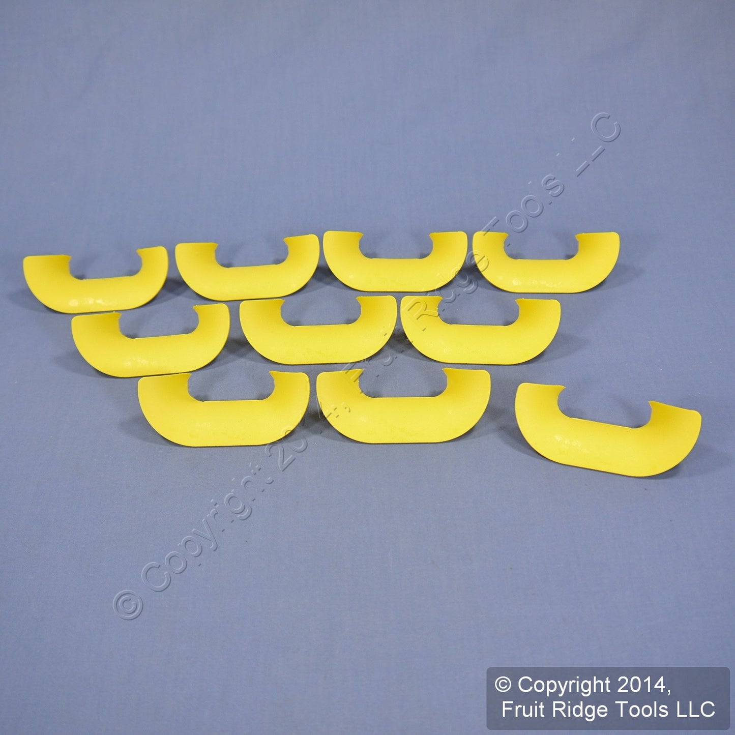 Leviton SRAGD-SLT Yellow Fiber Raceway 2"x2" & 2"x4" Duct Radius Guides 10-Pack