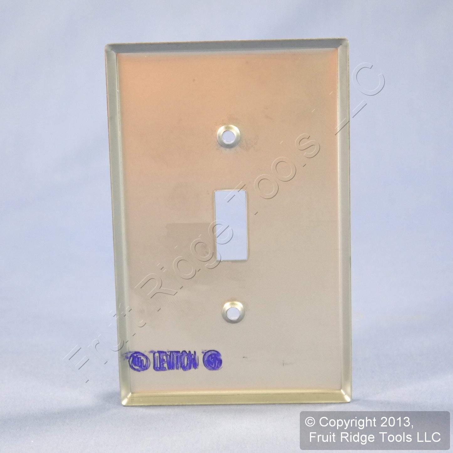 Leviton Non-Mag Midway Stainless Steel 1G Toggle Switch Wallplate Cover SSJ1-40