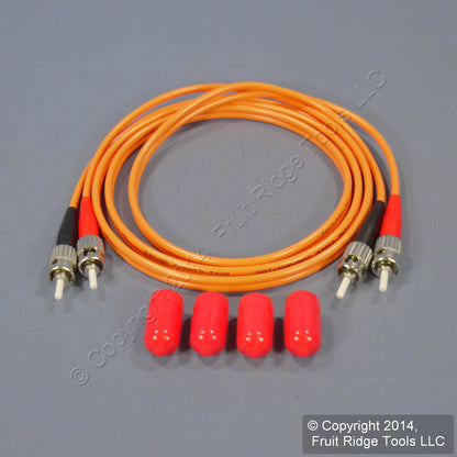 1M Leviton Fiber Optic Multi-Mode Duplex Patch Cable Cord SC 62.5/125 STD62-01M