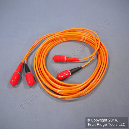 3M Leviton Fiber Optic Multi-Mode Duplex Patch Cable Cord SC 62.5/125 STD62-03M