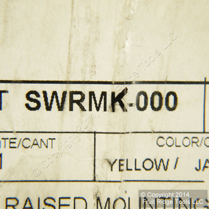 Leviton SWRMK 4" x 12" Duct Raised Mounting Bracket Kit