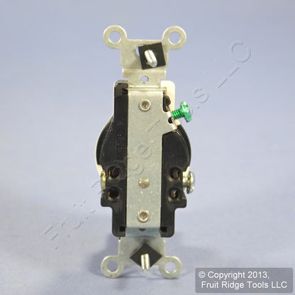 Leviton Light Almond Tamper Resistant Single Outlet Receptacle 20A T5020-T
