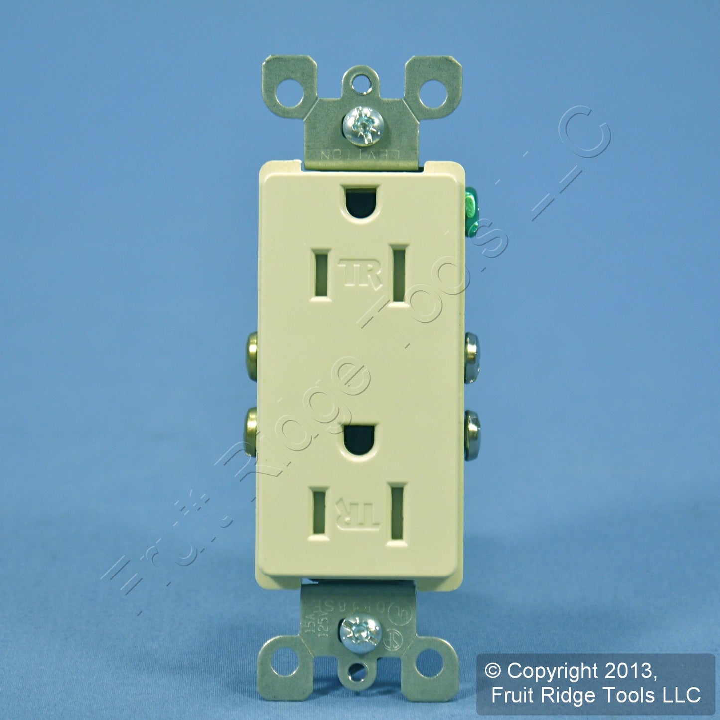 Leviton Almond Tamper Resistant Duplex Receptacle Outlet Nema 15A Bulk T5325-A