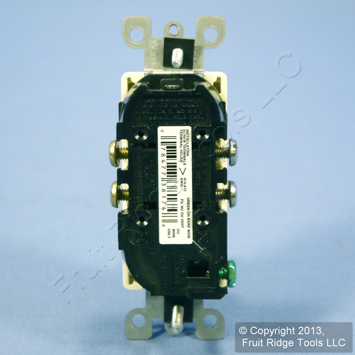 Leviton Almond Tamper Resistant Duplex Receptacle Outlet Nema 15A Bulk T5325-A