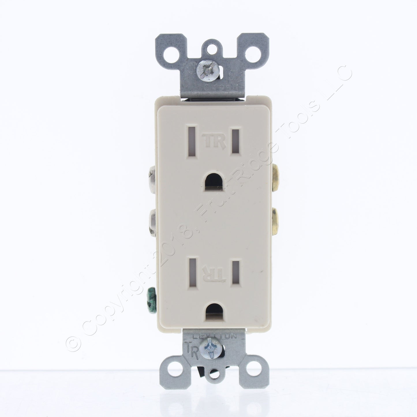 10 Leviton Light Almond Tamper Resistant Decora Receptacles Outlet 5-15R T5325-T