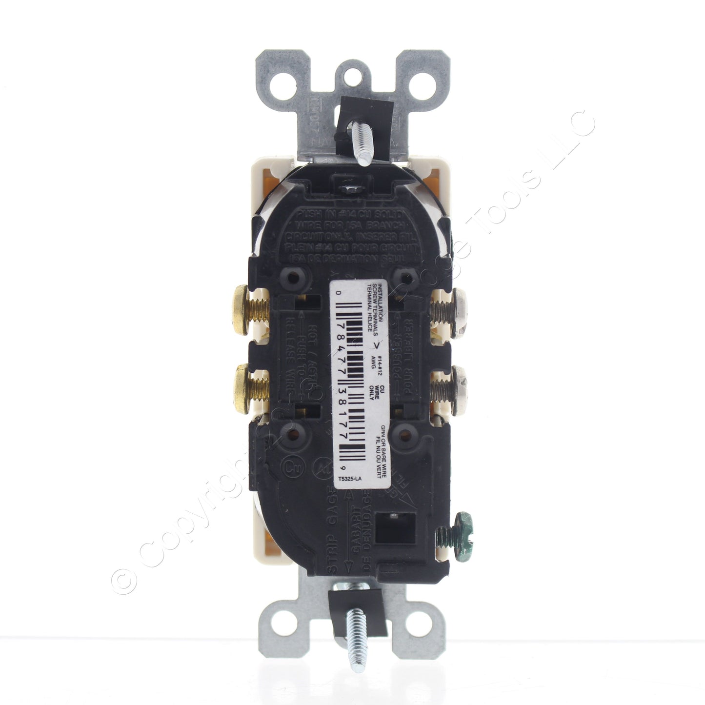 10 Leviton Light Almond Tamper Resistant Decora Receptacles Outlet 5-15R T5325-T