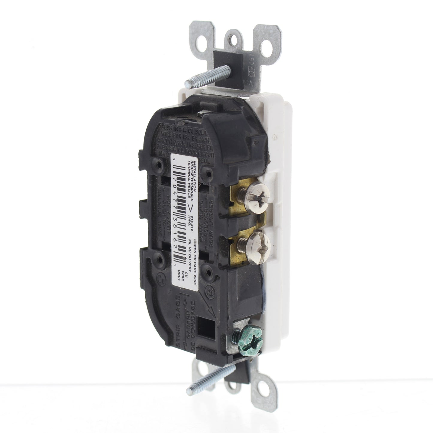 Leviton White Scratched Tamper Resistant Decora Outlet 5-15R 15A T5325-W