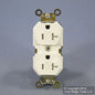 Leviton White Tamper Resistant Duplex Receptacle Nema 5-20 20A 125V Bulk TBR20-W