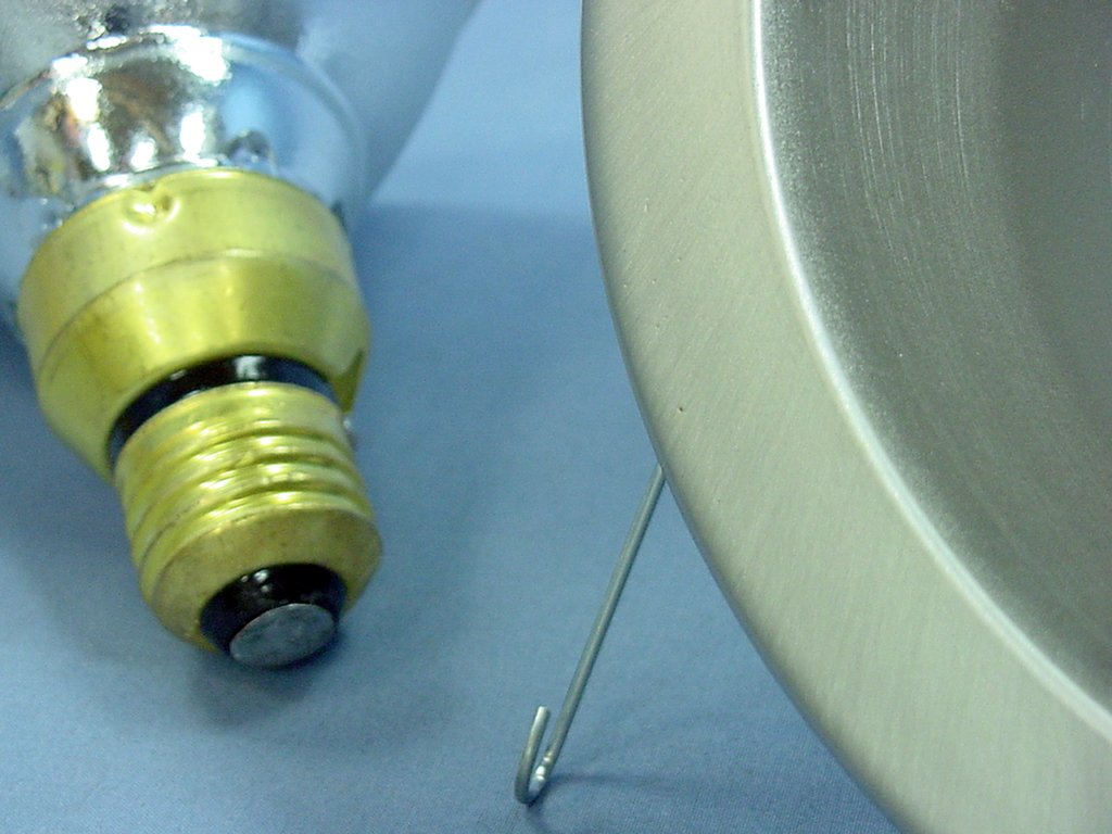Lithonia 5" Brushed Nickel Wet Light Recessed Finishing Trim with Bulb 5H20BN
