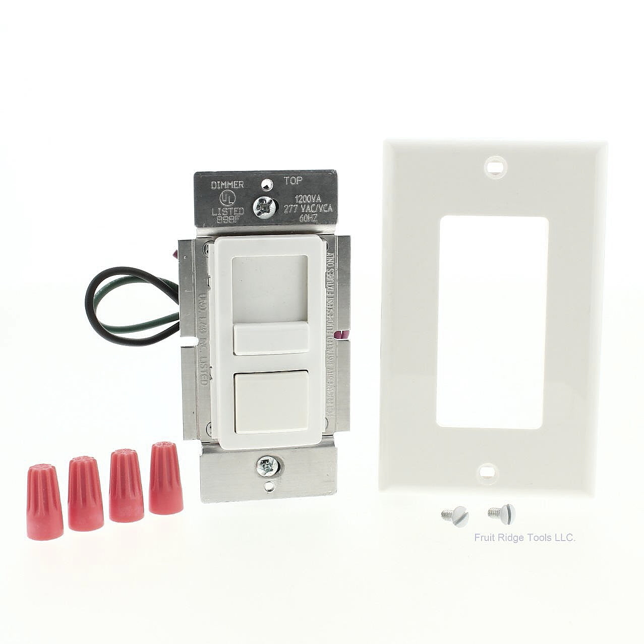 Lithonia 3-Way White IPX12-1LW Dimmer Switch Preset 1-Pole 1200VA Mark X 277V