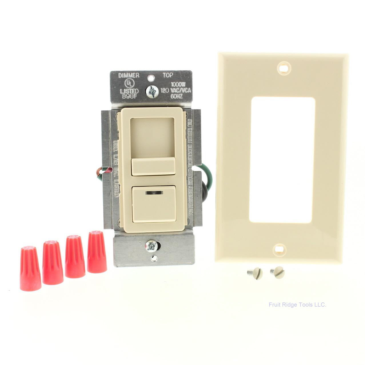 Lithonia Lighting ISD1000-I Ivory Dimmer 1000W Incandescent Loads Only 120V