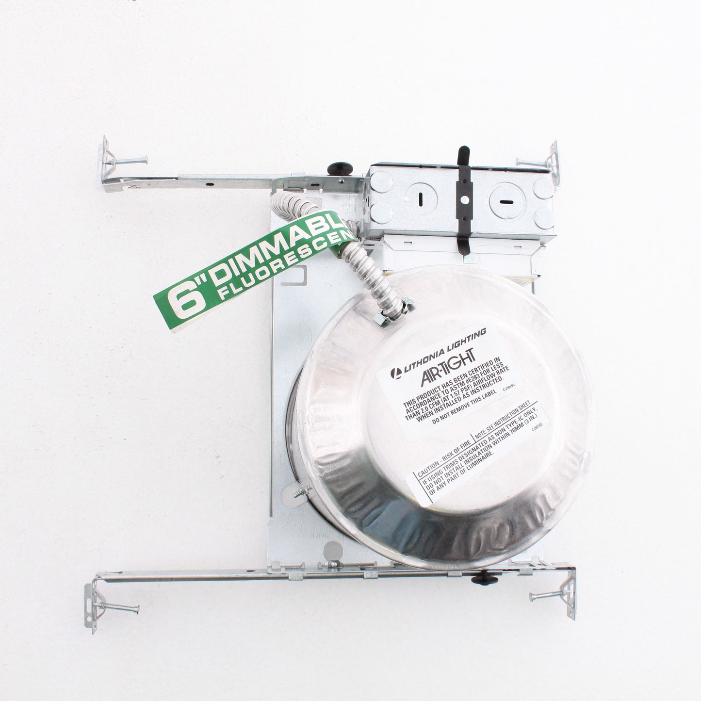 4 Lithonia 6" Recessed Construction Dimmable Can Light Housing Fixture L7XFD