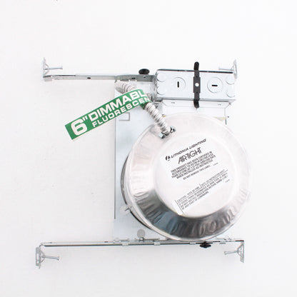 4 Lithonia 6" Recessed Construction Dimmable Can Light Housing Fixture L7XFD