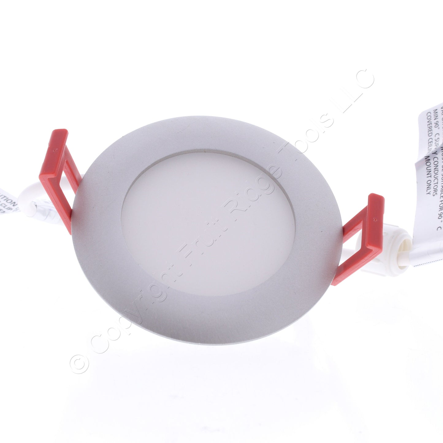 Lithonia Wafer 3" LED Recessed Downlight 2700K Brushed Nickel 120V 60Hz 9.6W