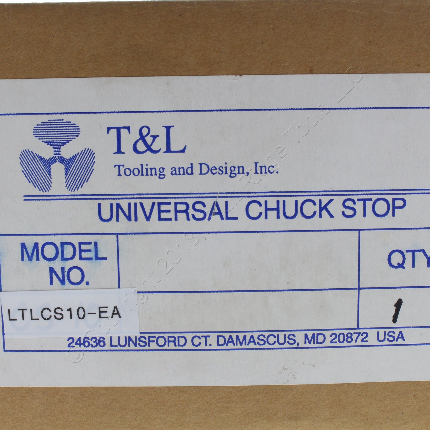 T&L Tooling TLCS10 Universal Chuck Stop for Lathe