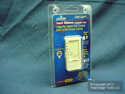 Leviton Almond TouchPoint Touch Light Dimmer Switch Decora 600W TPI06-1LA