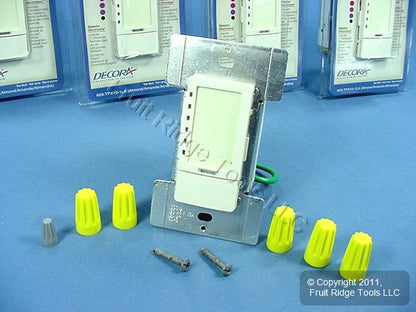 Leviton TPX10-1LA Almond Mark10 Fluorescent Touch Light Dimmer Switch 1000VA 5pk