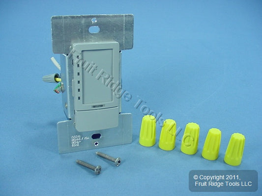 Leviton TPX10-1LG Gray Mark 10 Fluorescent Touch Light Dimmer Switch 1000VA