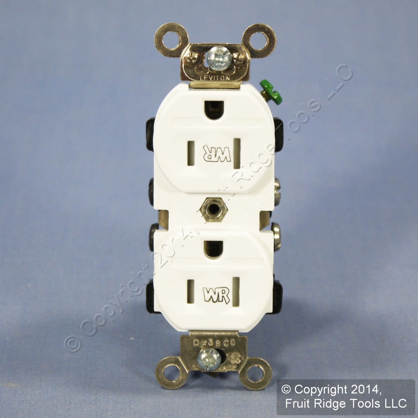 Leviton TWR15-W White Tamper/Weather Resistant Duplex 15A Receptacle Outlet 125V