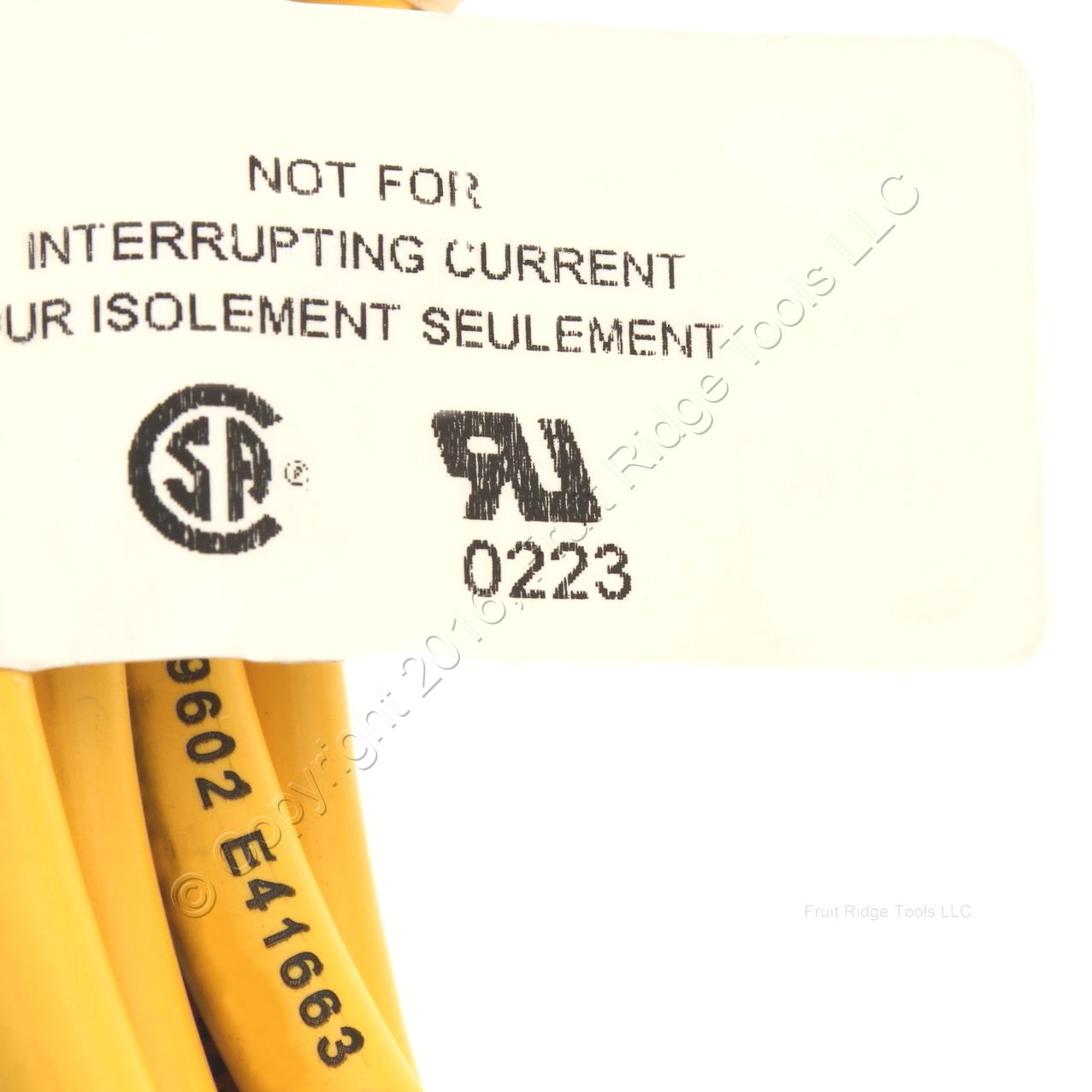 Lumberg Automation Sensor Cordset 300V 4C 18AWG #223 5 Meters FT1 Oil Resistant