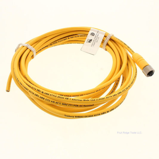 Lumberg Automation Sensor Cordset 300V 4C 18AWG #223 5 Meters FT1 Oil Resistant