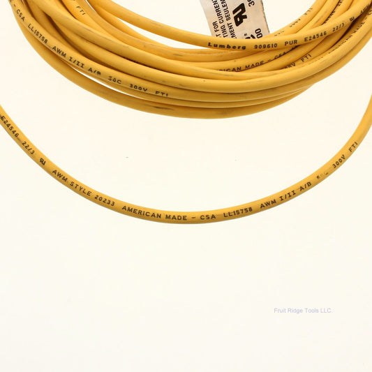 Lumberg Automation 3998-10M Sensor Cordset 10 Meters RKWT 4/3 - 610/10M 4A 250V